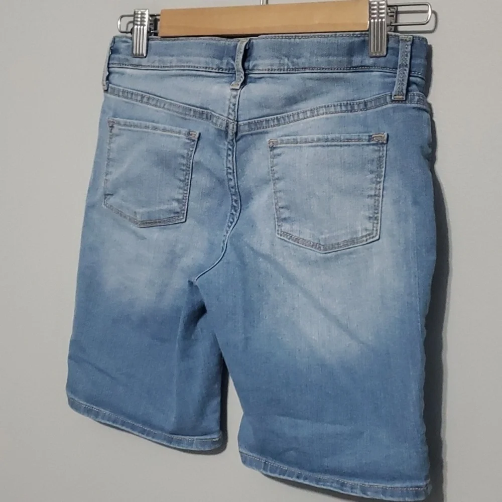 Old Navy Light Blue Denim Shorts Youth Girls Size‎ 14 Regular Adjustable Waist